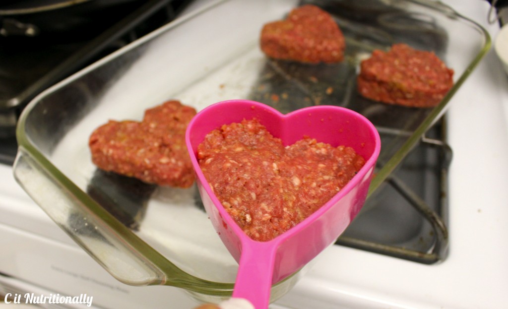 Meatloaf small hearts