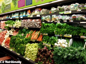 Supermarket veggies