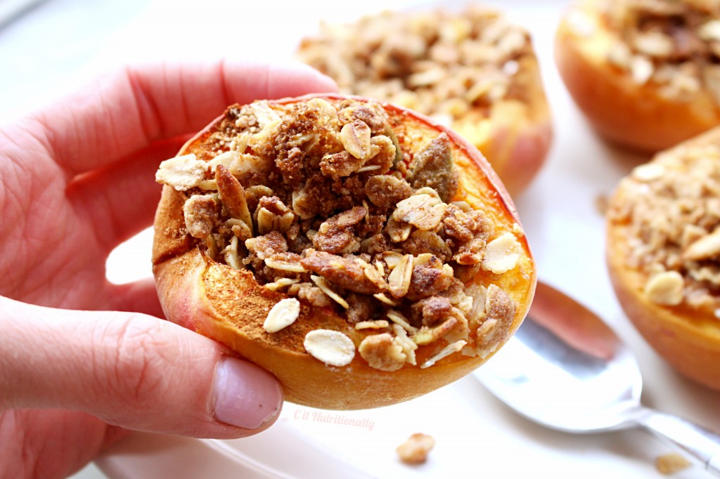 Single-Serve Peach Crumble | C it Nutritionally