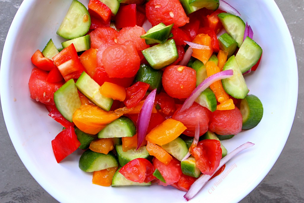 Watermelon Tomato Salad | C it Nutritionally
