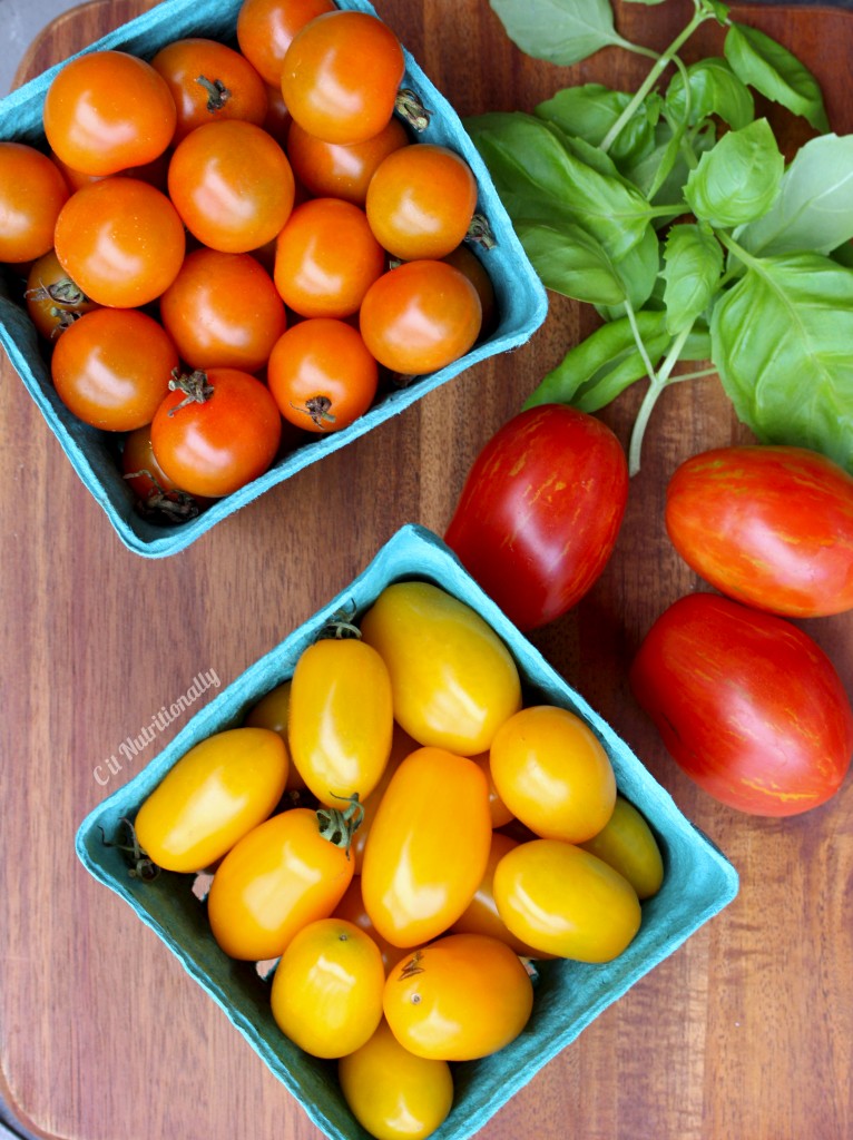Skinny Bruschetta with Tomatoes & Zucchini | C it Nutritionally