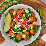 Fall-Inspired Mediterranean Kale Salad | C it Nutritionally