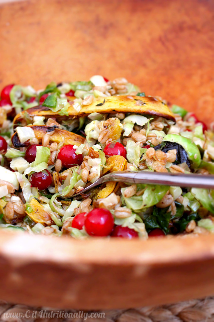 Roasted Brussels Sprouts Salad | C it Nutritionally