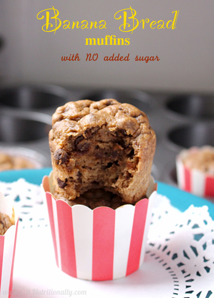 Banana Bread Muffins with No Added Sugar | C it Nutritionally