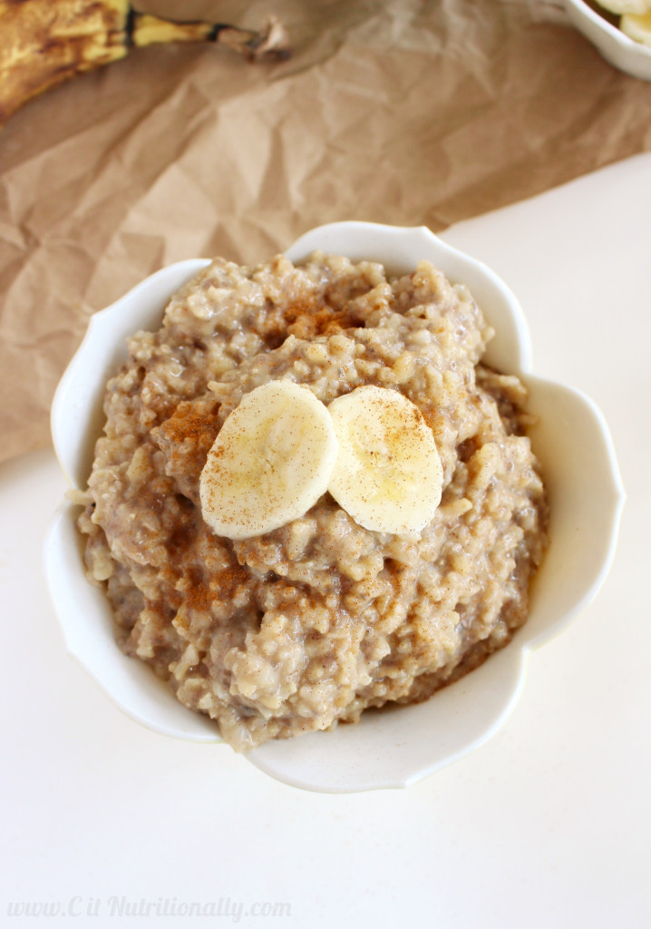 It's what's for #breakfast...Vegan Banana Rice Pudding Parfaits | C it Nutritionally #glutenfree #healthyeating