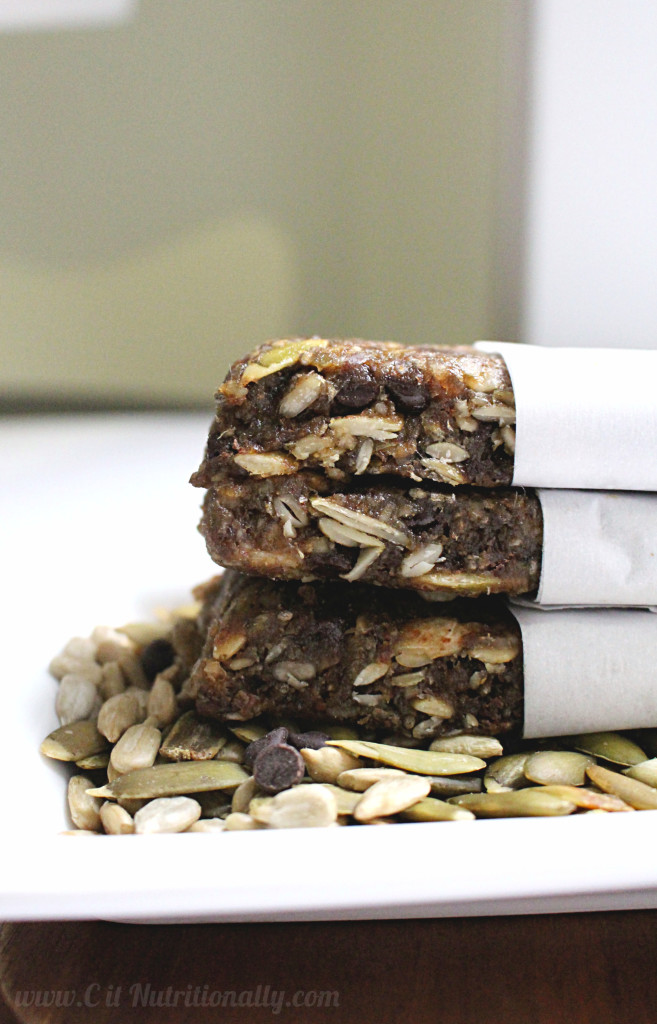 Nut-Free Chocolate Chip Lara Bars | C it Nutritionally #vegan #glutenfree #grainfree