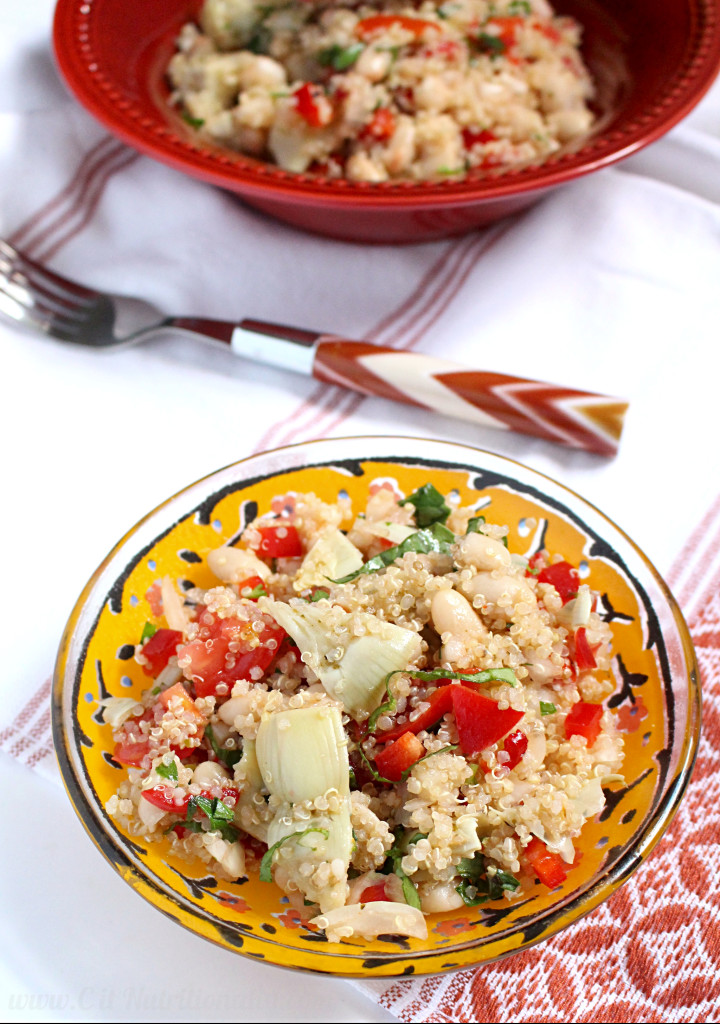 10-Minute Italian Quinoa Salad | C it Nutritionally #glutenfree #vegan #BBQ