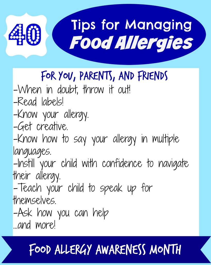40 Tips for Managing Food Allergies for You, As a Parent & As a Friend | C it Nutritionally