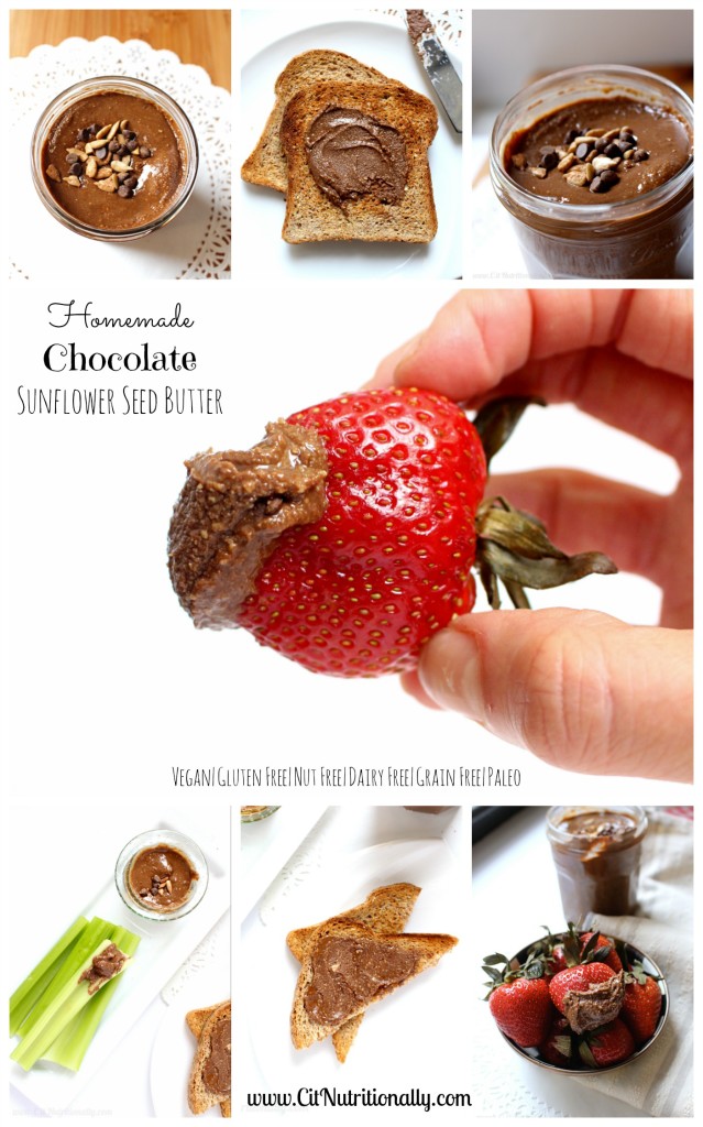 Homemade Chocolate Sunflower Seed Butter | C it Nutritionally