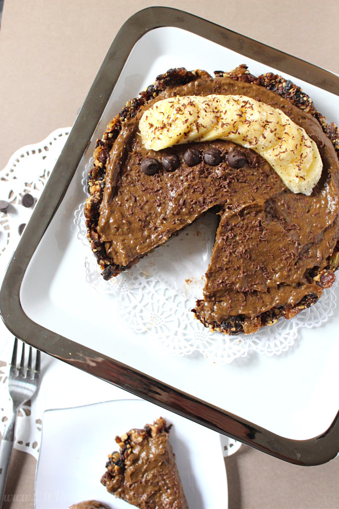 Vegan Chocolate Banana Pudding Pie | C it Nutritionally