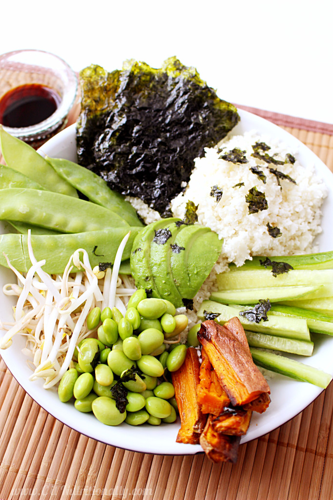 Deconstructed Vegan Sushi Bowl | C it Nutritionally #grainfree
