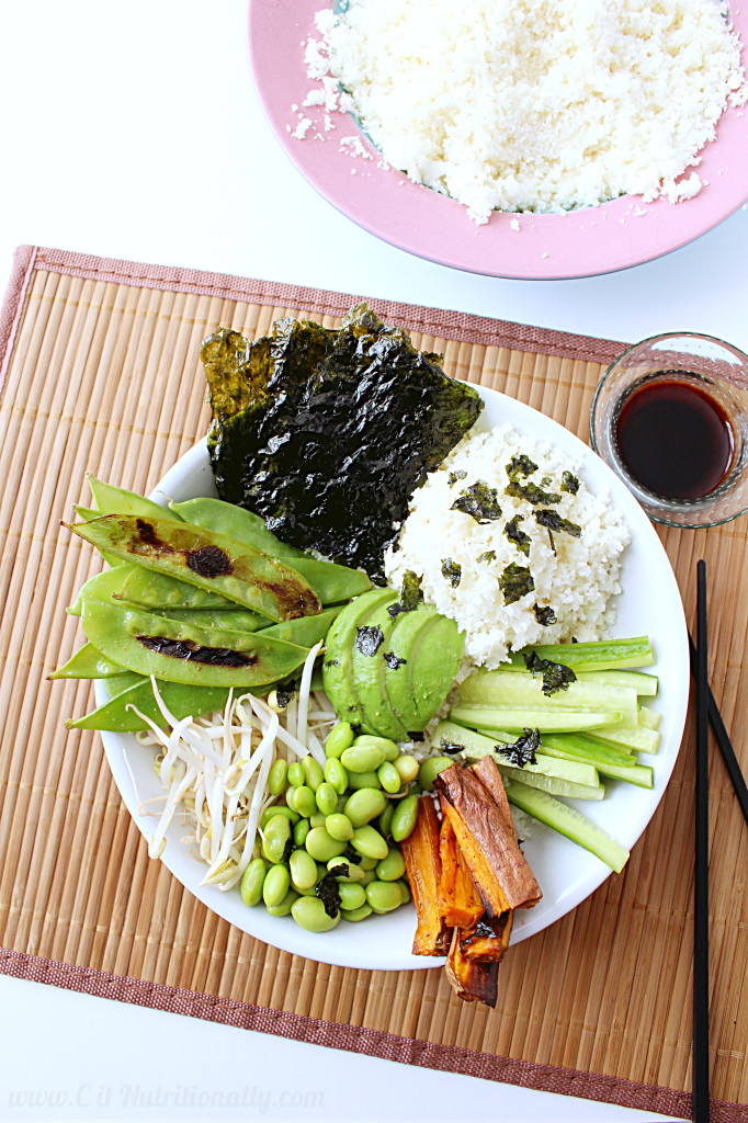 Deconstructed Vegan Sushi Bowl | C it Nutritionally