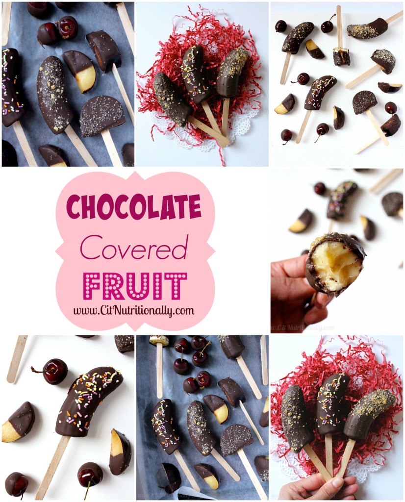 Chocolate Covered Fruit | C it Nutritionally #vegan #glutenfree #dessert #dairyfree #soyfree