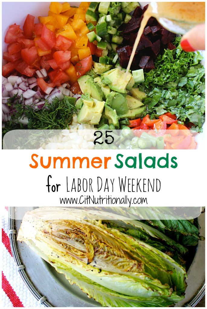 {Labor Day BBQ Recipes} Summer Salads You Need At Your Labor Day BBQ | C it Nutritionally #summer #healthyeating #healthyfood 