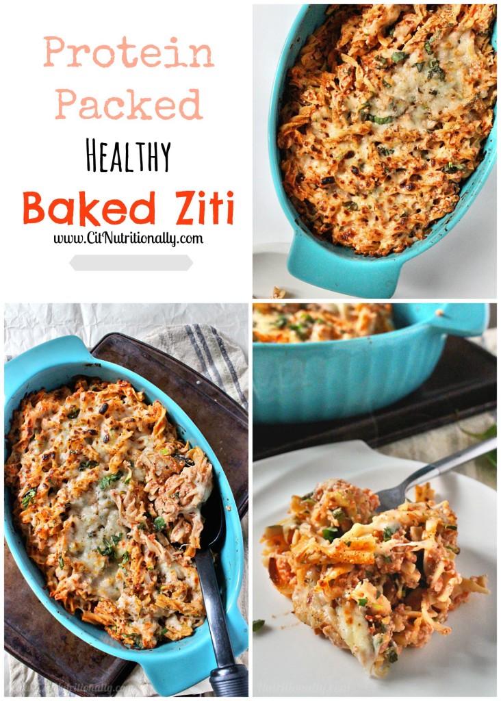Protein Packed Healthy Baked Ziti | C it Nutritionally