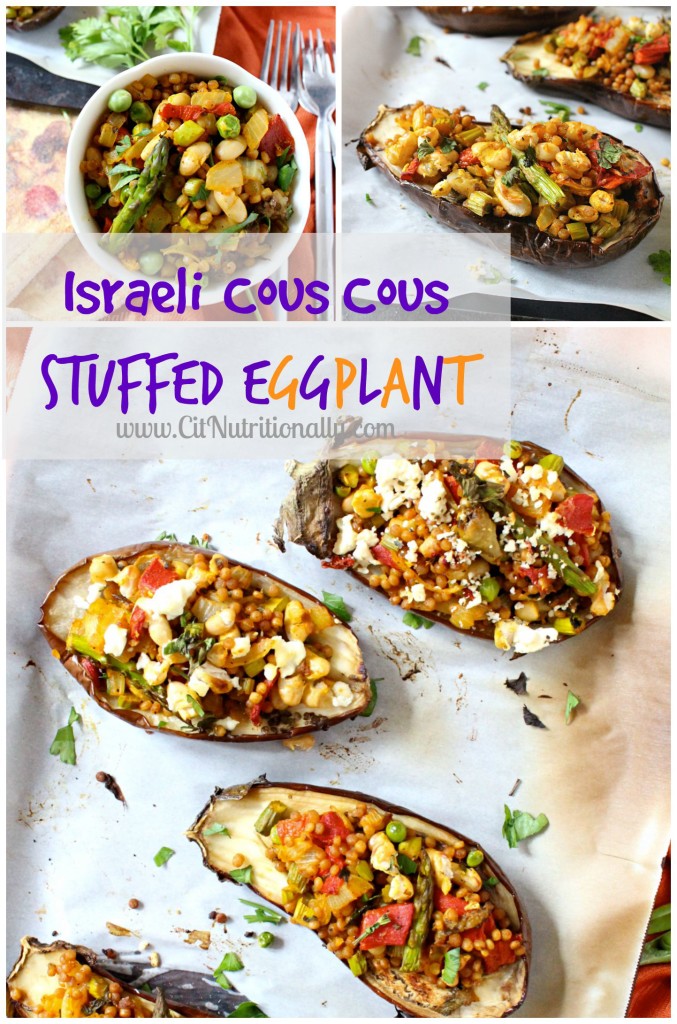 Israeli Cous Cous Stuffed Eggplant | C it Nutritionally