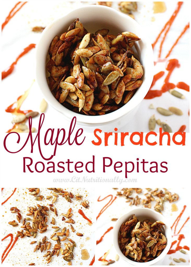 Maple Sriracha Roasted Pepitas | C it Nutritionally