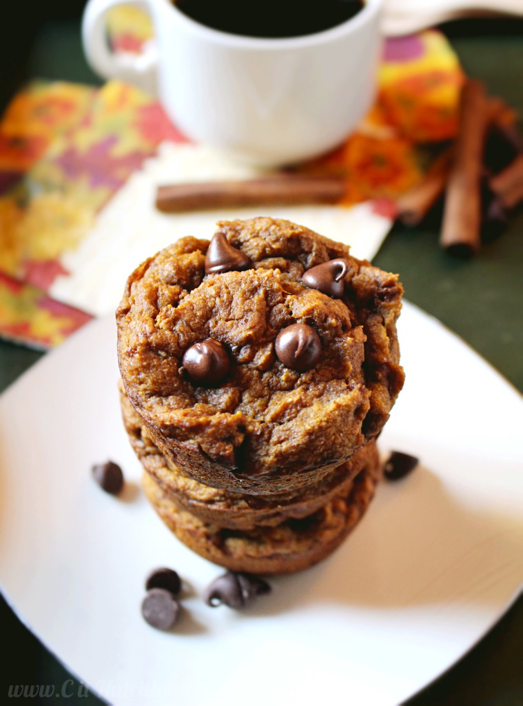 Vegan Chocolate Chip Pumpkin Muffins with No Added Sugar | C it Nutritionally