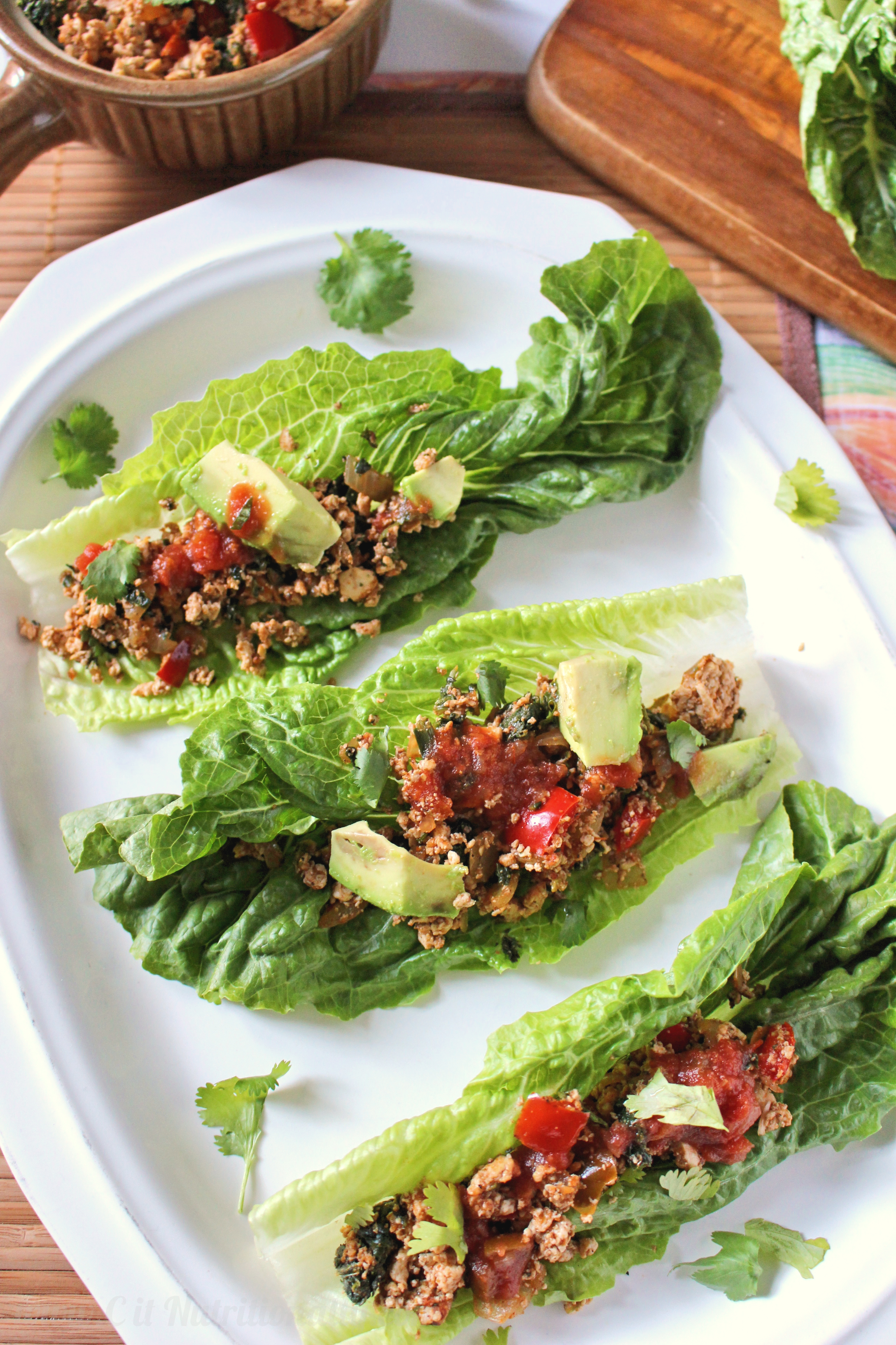 Tofu Tacos in Lettuce Cups | C it Nutritionally #vegan #grainfree #glutenfree