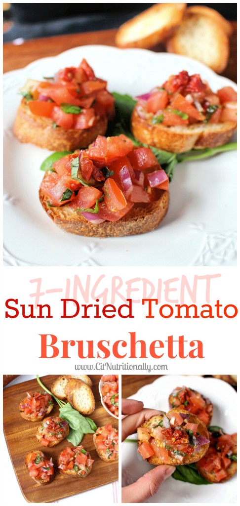 Sun Dried Tomato Bruschetta | C it Nutritionally