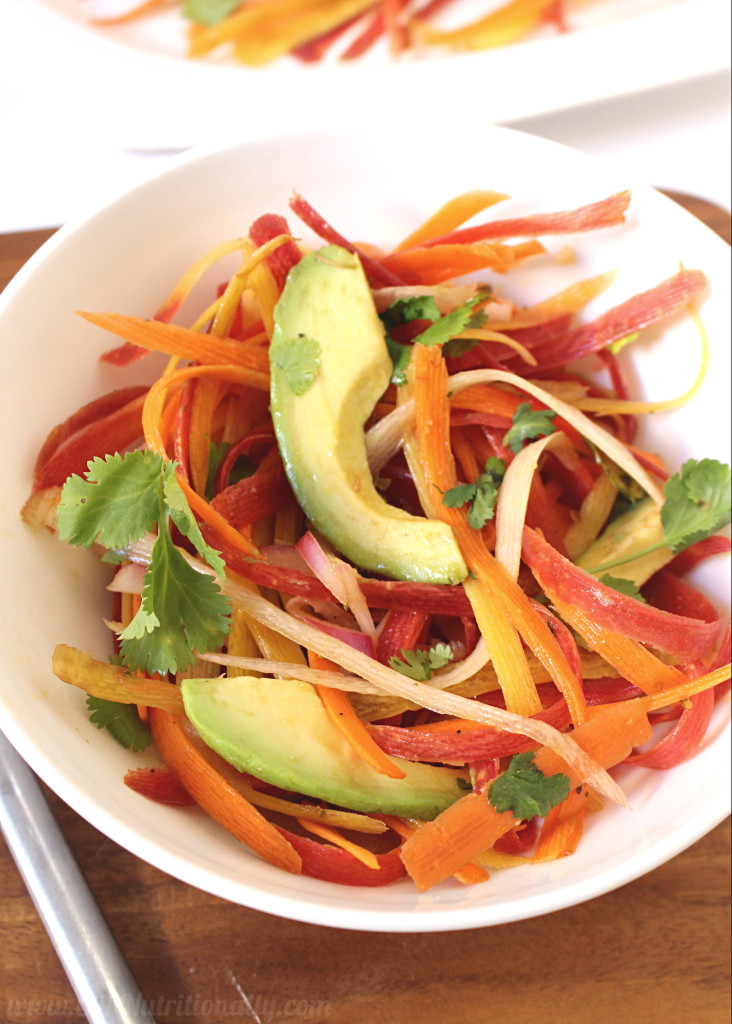 Shaved Carrot Salad | C it Nutritionally #glutenfree #vegan #grainfree #spring