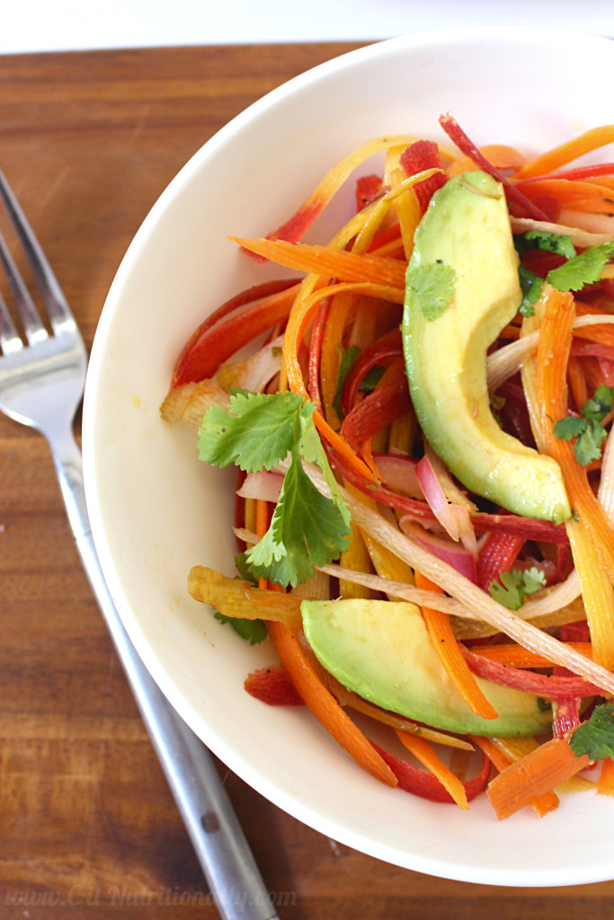 Shaved Carrot Salad | C it Nutritionally