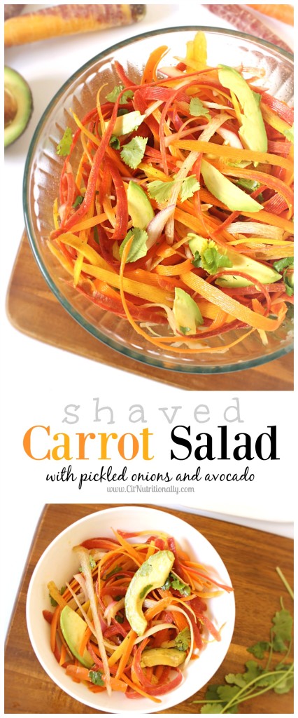 Shaved Carrot Salad | C it Nutritionally (Gluten Free, Vegan, Grain Free, Paleo)