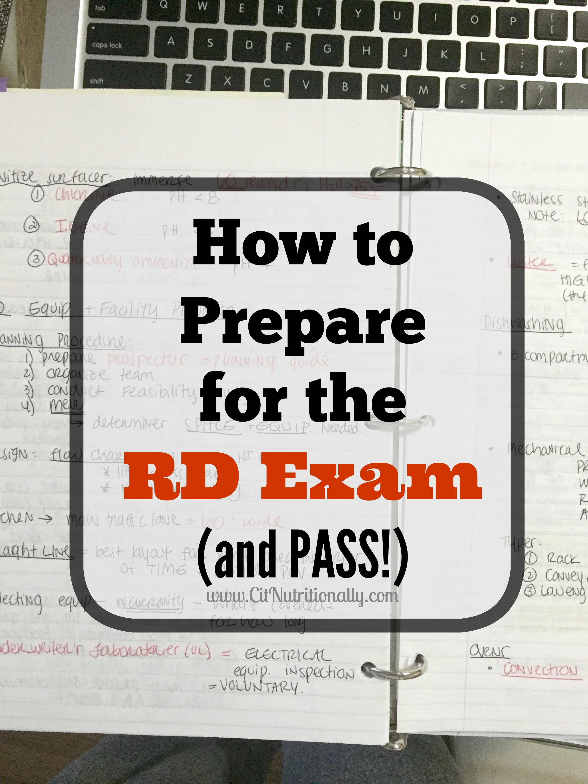 How to Prepare for the RD Exam | C it Nutritionally #RD2be #dietitian #nutritionist #nutrition #dieteticintern