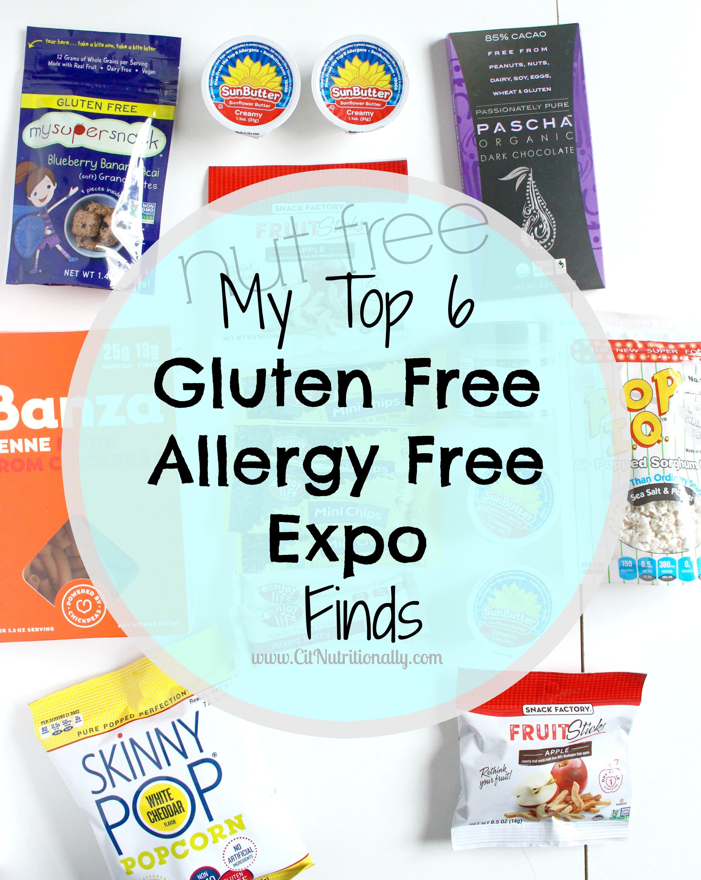 My Top 6 Gluten Free Allergy Free Expo Finds {nut free} | C it Nutritionally