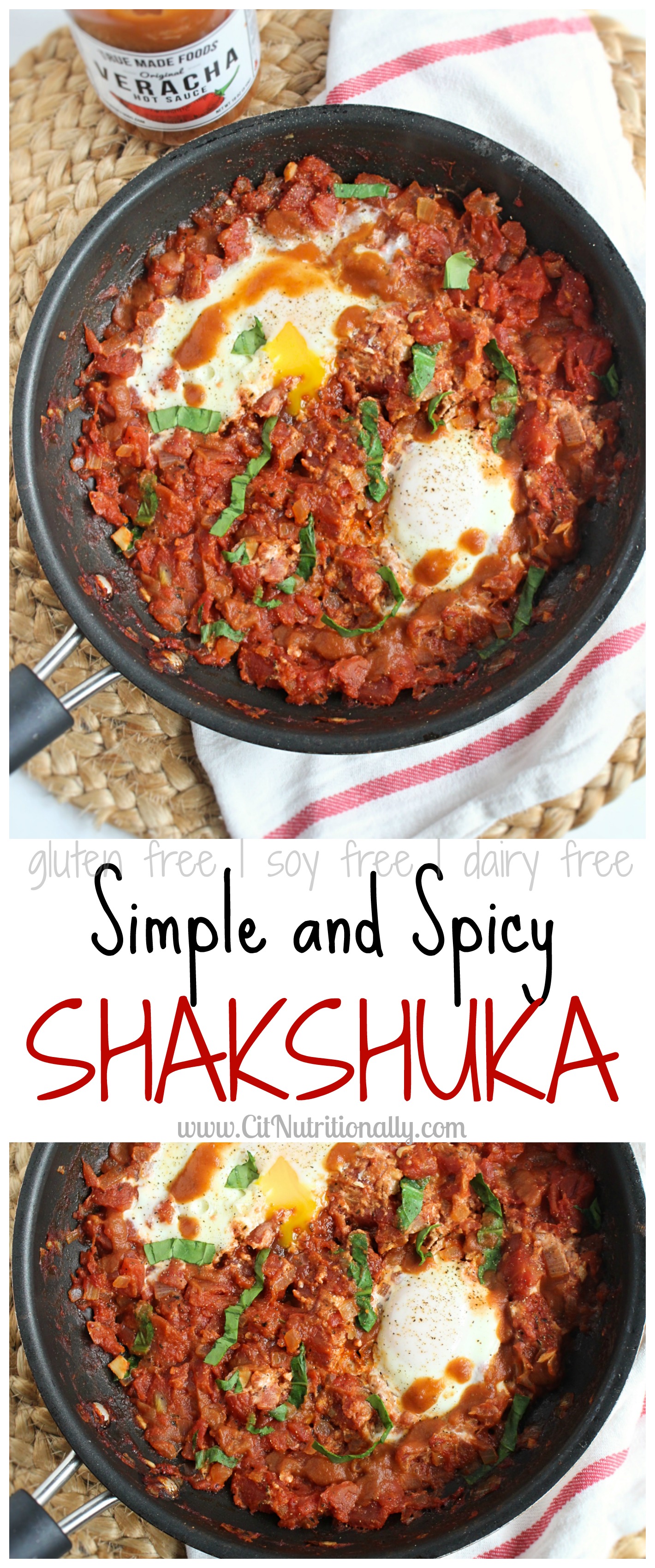 Simple and Spicy Shakshuka | C it Nutritionally #sponsored #brunch #breakfast #healthyeating