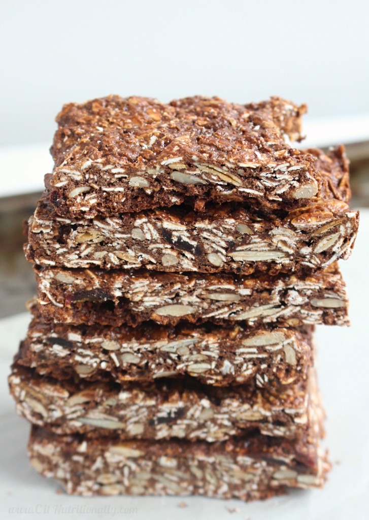 #ad Protein-Packed Nut Free Chocolate Granola Bars | C it Nutritionally