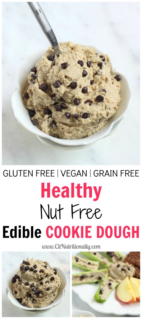 Healthy Nut Free Edible Cookie Dough | C it Nutritionally