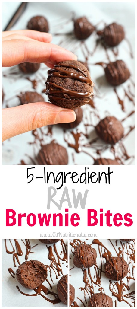 5-Ingredient Raw Brownie Bites | C it Nutritionally Take a bite into these delicious 5-Ingredient Raw Brownie Bites to satisfy your sweet cravings with a nutrient-rich punch! Vegan, Gluten Free, Grain Free, Nut Free, Dairy Free