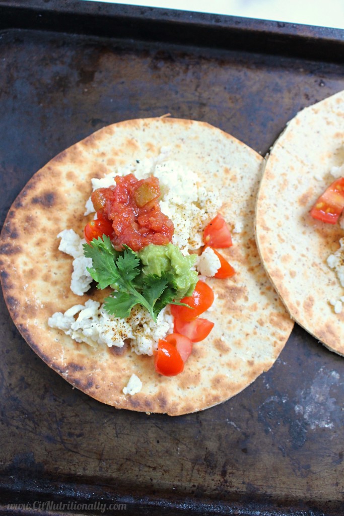 2-Ingredient Breakfast Tacos | C it Nutritionally Grab these 2-Ingredient Breakfast Tacos, a protein-packed breakfast, on your way out the door, to stay full all morning! Nut Free | Gluten Free Option | Soy Free 