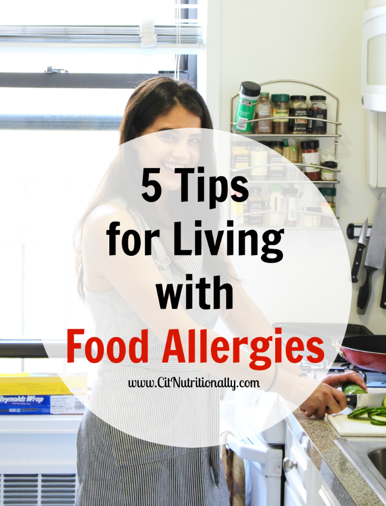5 tips for living w food allergies title