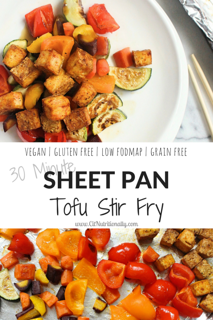 Sheet Pan Tofu Stir Fry | C it Nutritionally
