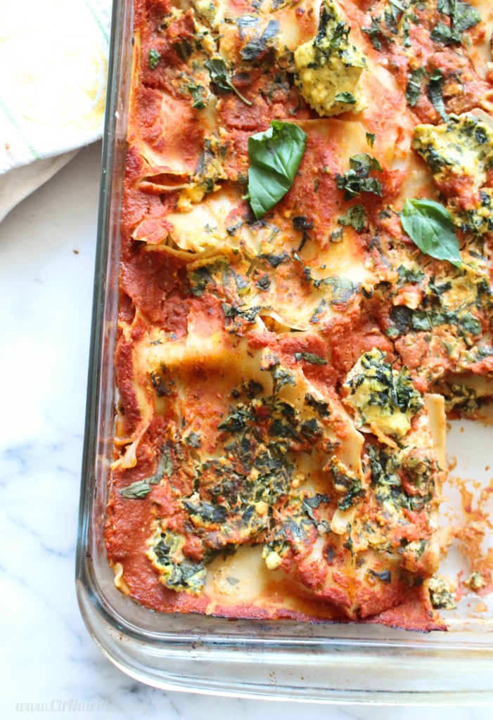 Vegan Lasagna with Tofu Ricotta - Chelsey Amer