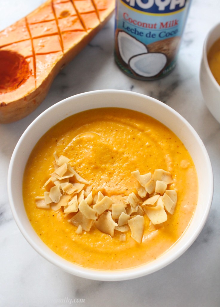 5-Ingredient Curried Butternut Squash Soup - Chelsey Amer