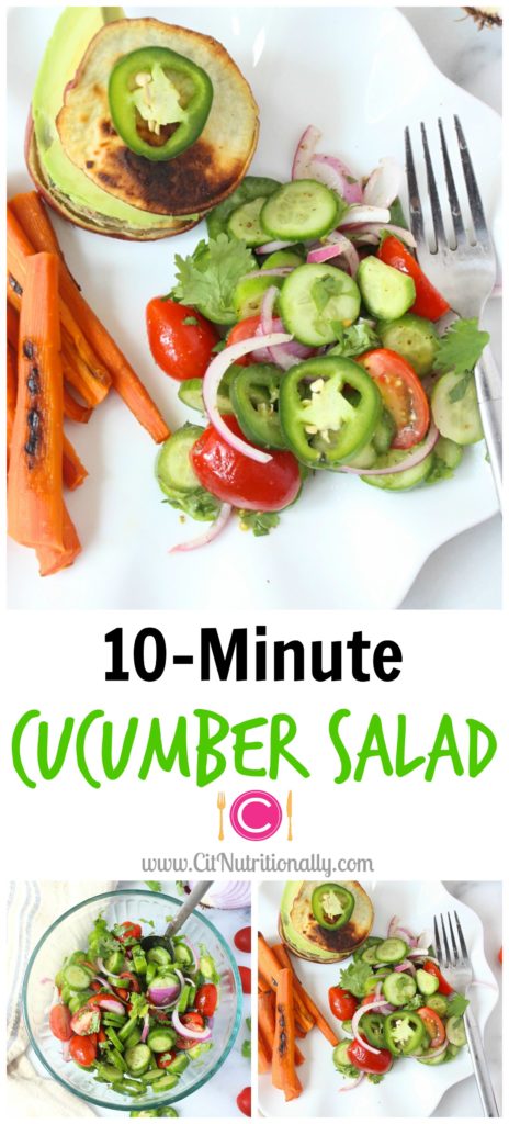 easy cucumber salad   signs of dehydration