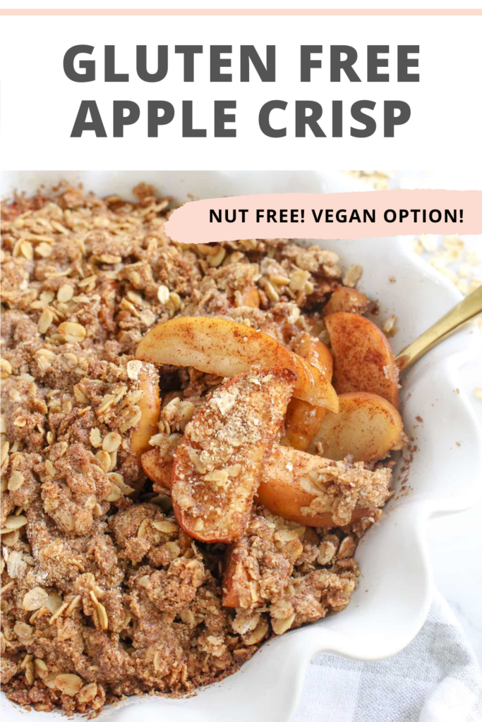 Pinterest Image for Oatmeal Apple Crisp