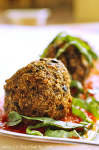 4-Ingredient, Vegan, Eggplant Balls | C it Nutritionally