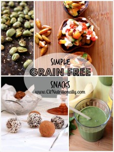 Simple Food Allergy Friendly Snacks: Grain Free | C it Nutritionally #foodallergies #backtoschool