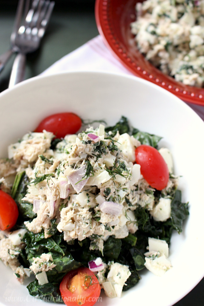 Spinach Egg White And Tuna Salad Chelsey Amer 9503