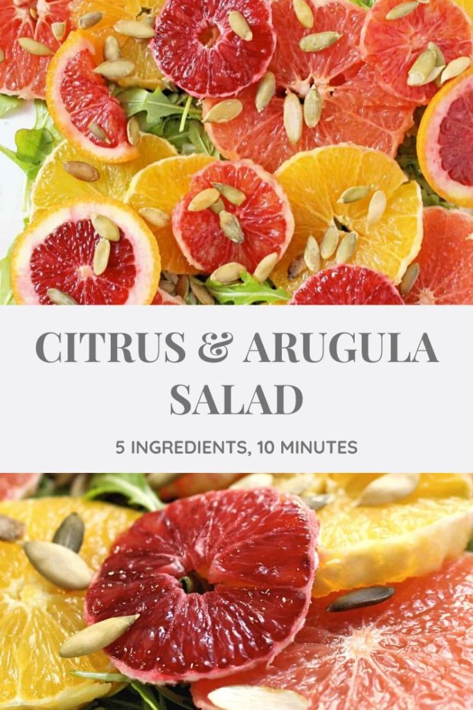 Winter Citrus and Arugula Salad