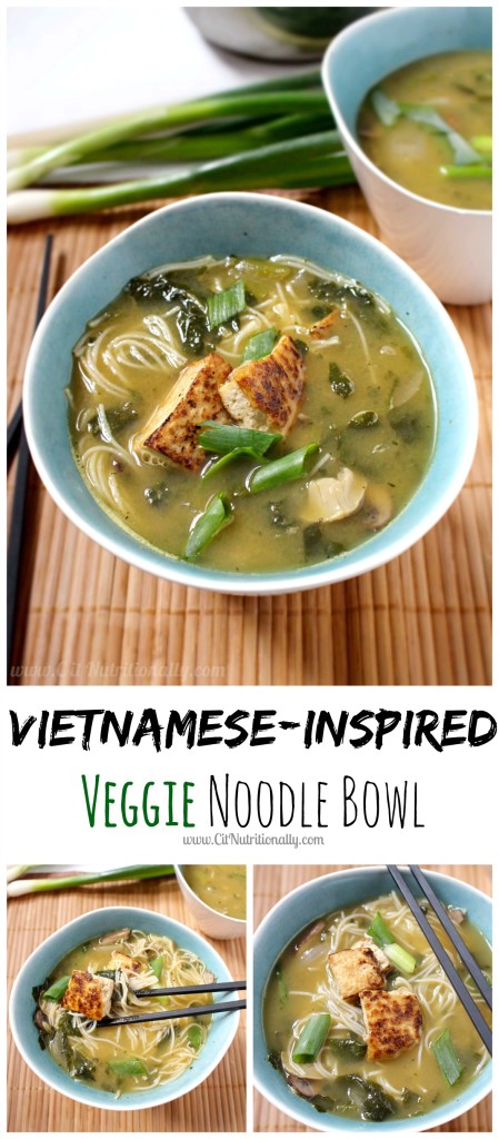 Vietnamese-Inspired Veggie Noodle Bowl - Chelsey Amer