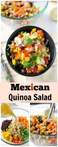 Mexican Quinoa Salad - Chelsey Amer