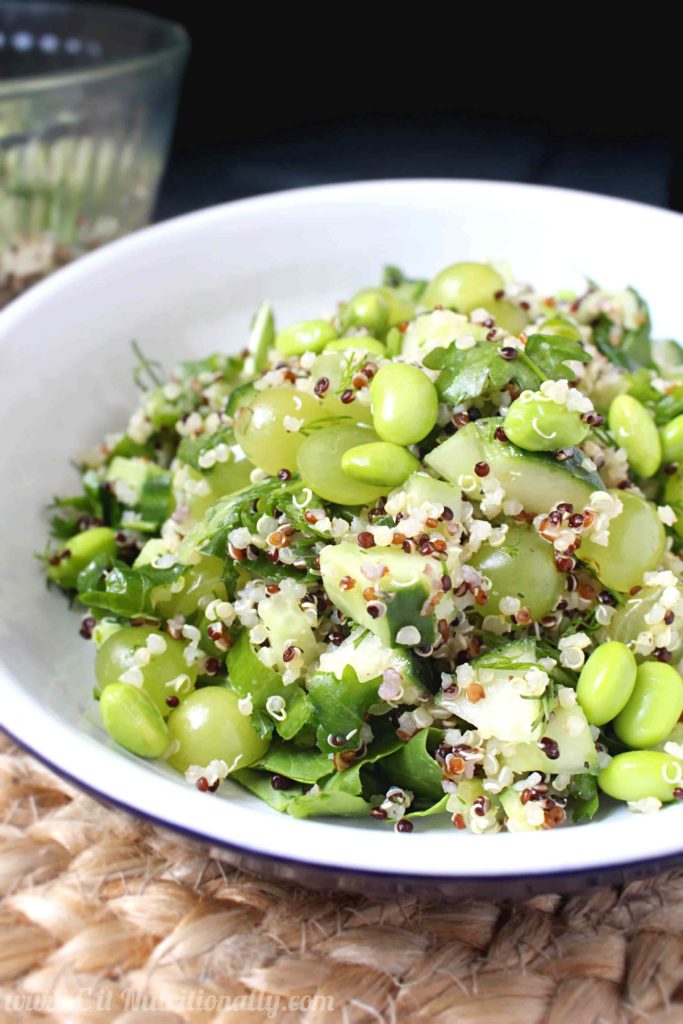 Vegan Green Quinoa Salad