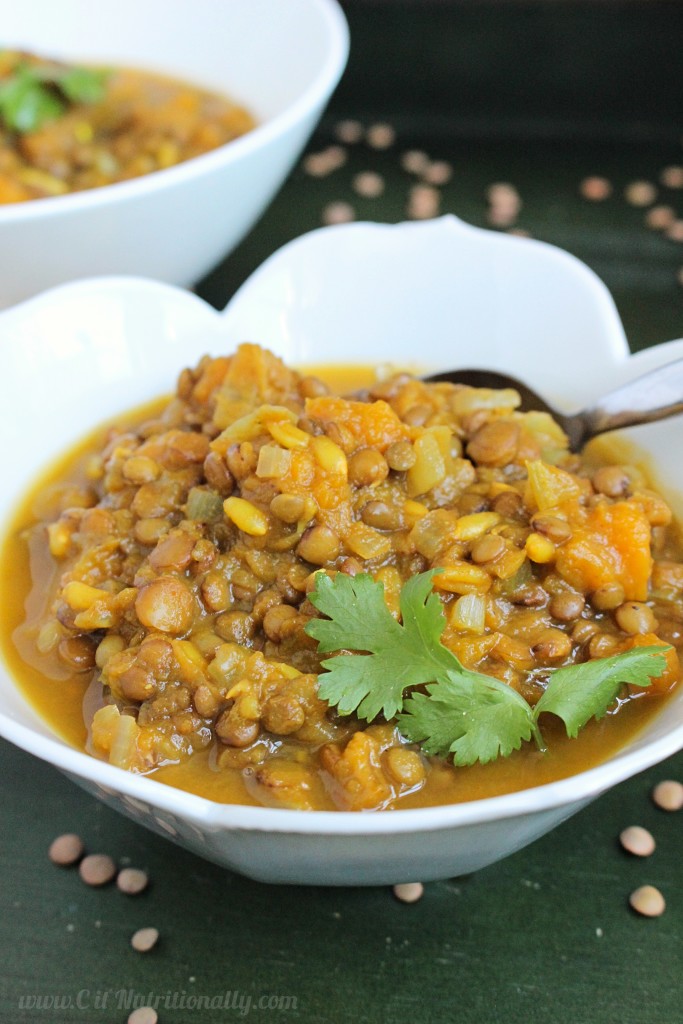 Butternut Squash And Lentil Soup - Chelsey Amer