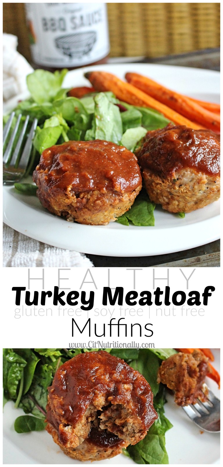 Healthy Turkey Meatloaf Muffins - Chelsey Amer