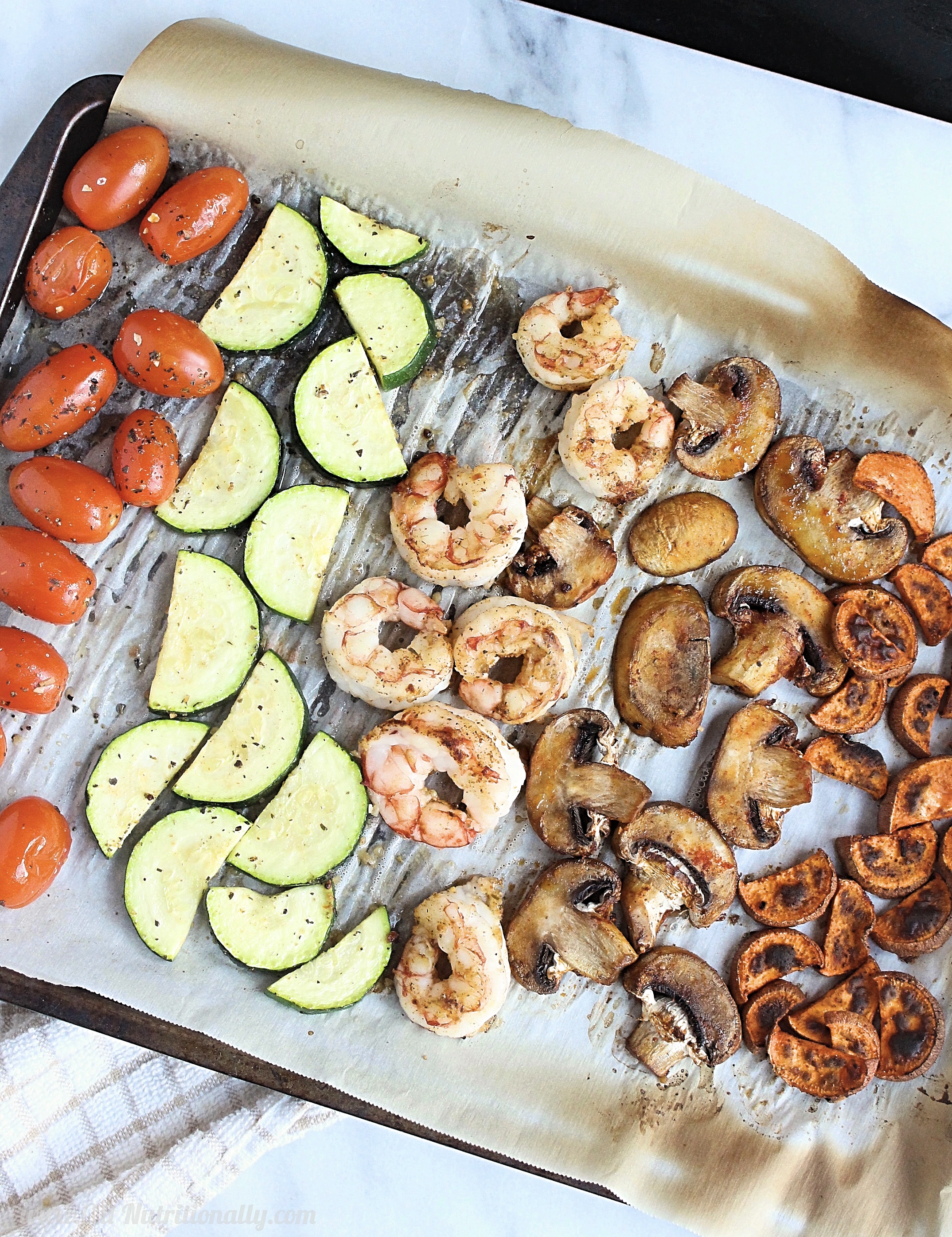 Sheet Pan Shrimp Dinner - No Spoon Necessary